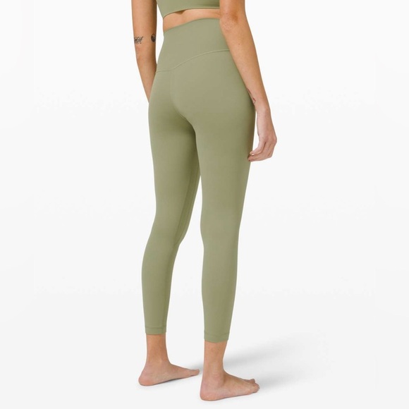 Lululemon Align Pant 25" Rosemary Green Size 20 - Picture 2 of 11